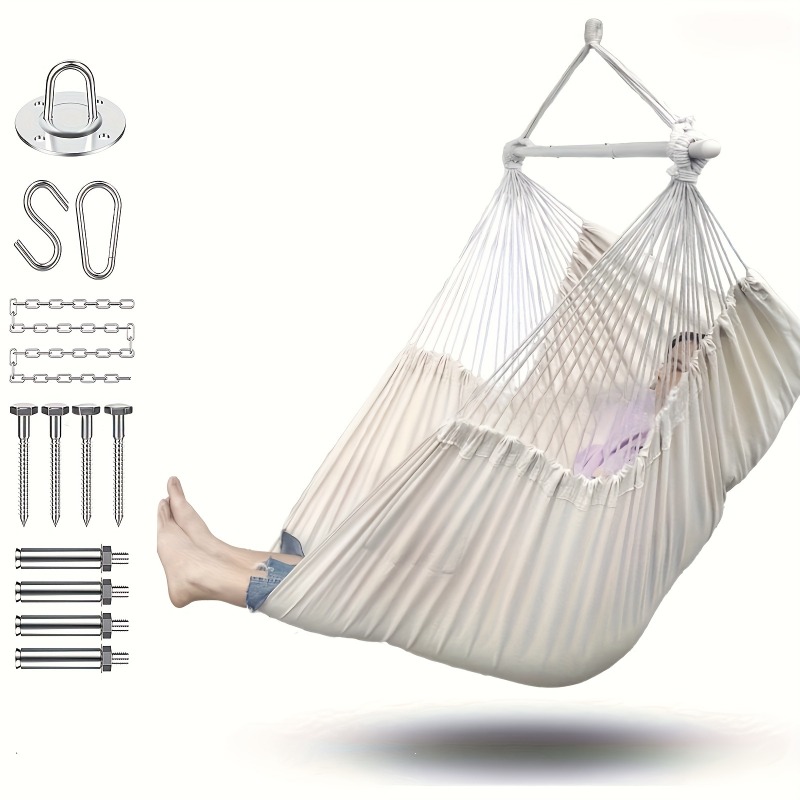 Outdoor Furniture For Cafe - Large-sized Outdoor Hammock Swing Chair, 3-section