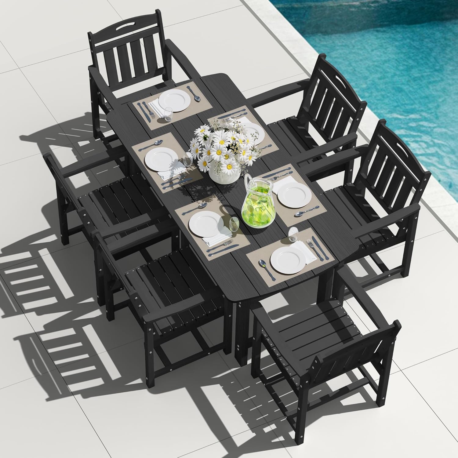 Outdoor Furniture On Sale - HDPE Outdoor Dining Set, Patio Table