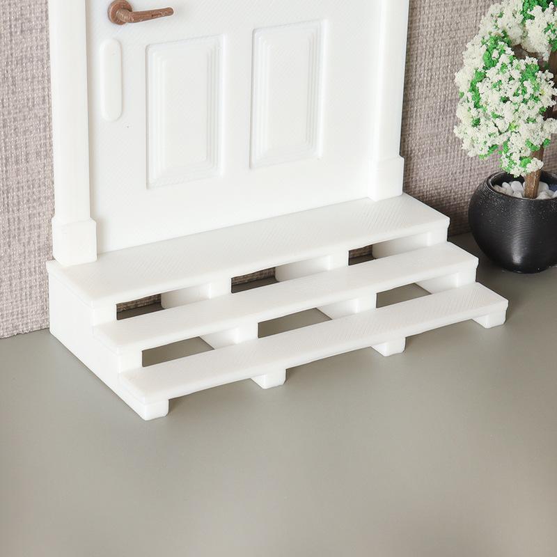 ▶1Pcs Dollhouse Staircase Mode - Outdoor Furniture Resin 评论和价格