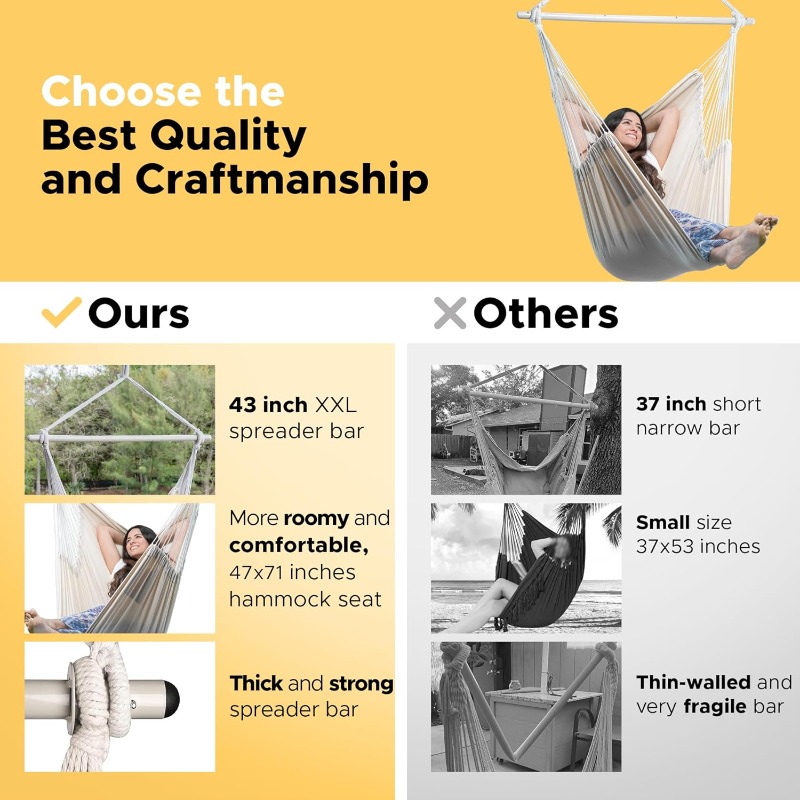 Large-sized Outdoor Hammock Sw - Outdoor Furniture For Cafe 评论和价格