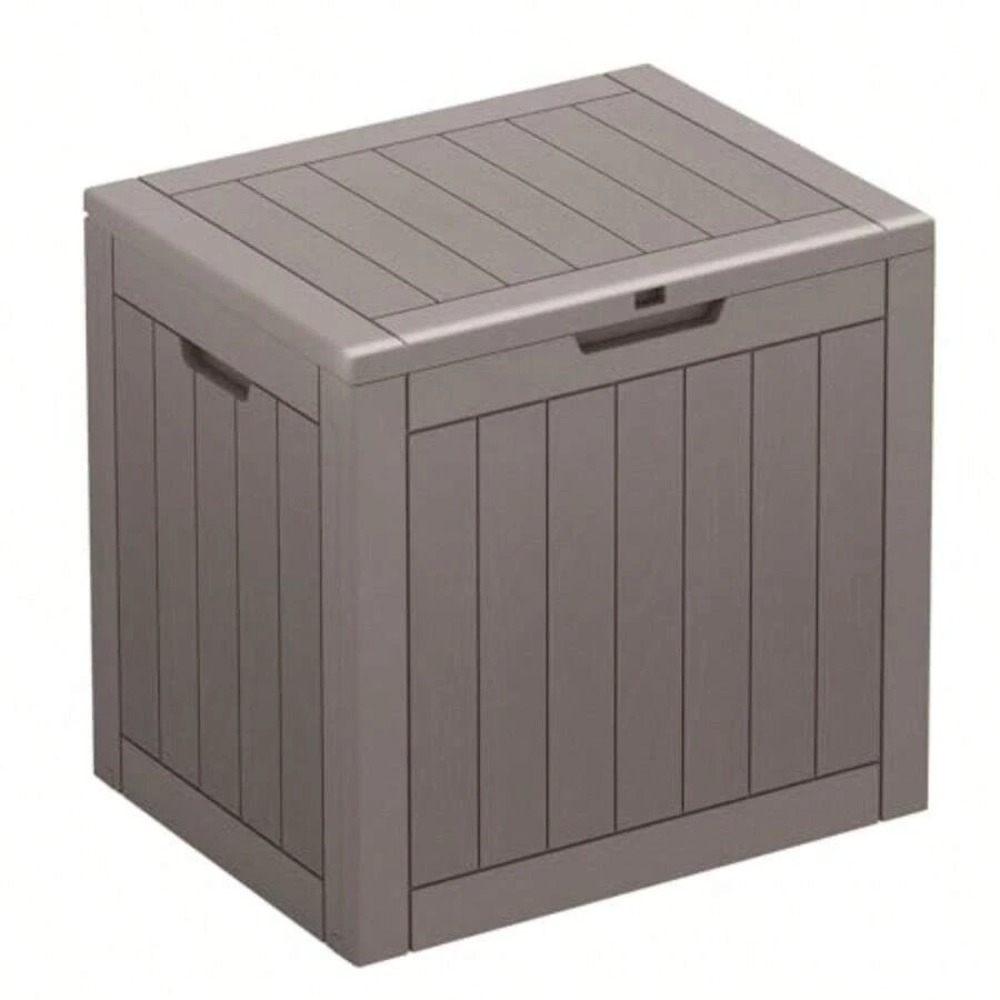 35 Gallon Outdoor Storage Box, - Outdoor Furniture Resin 评论和价格