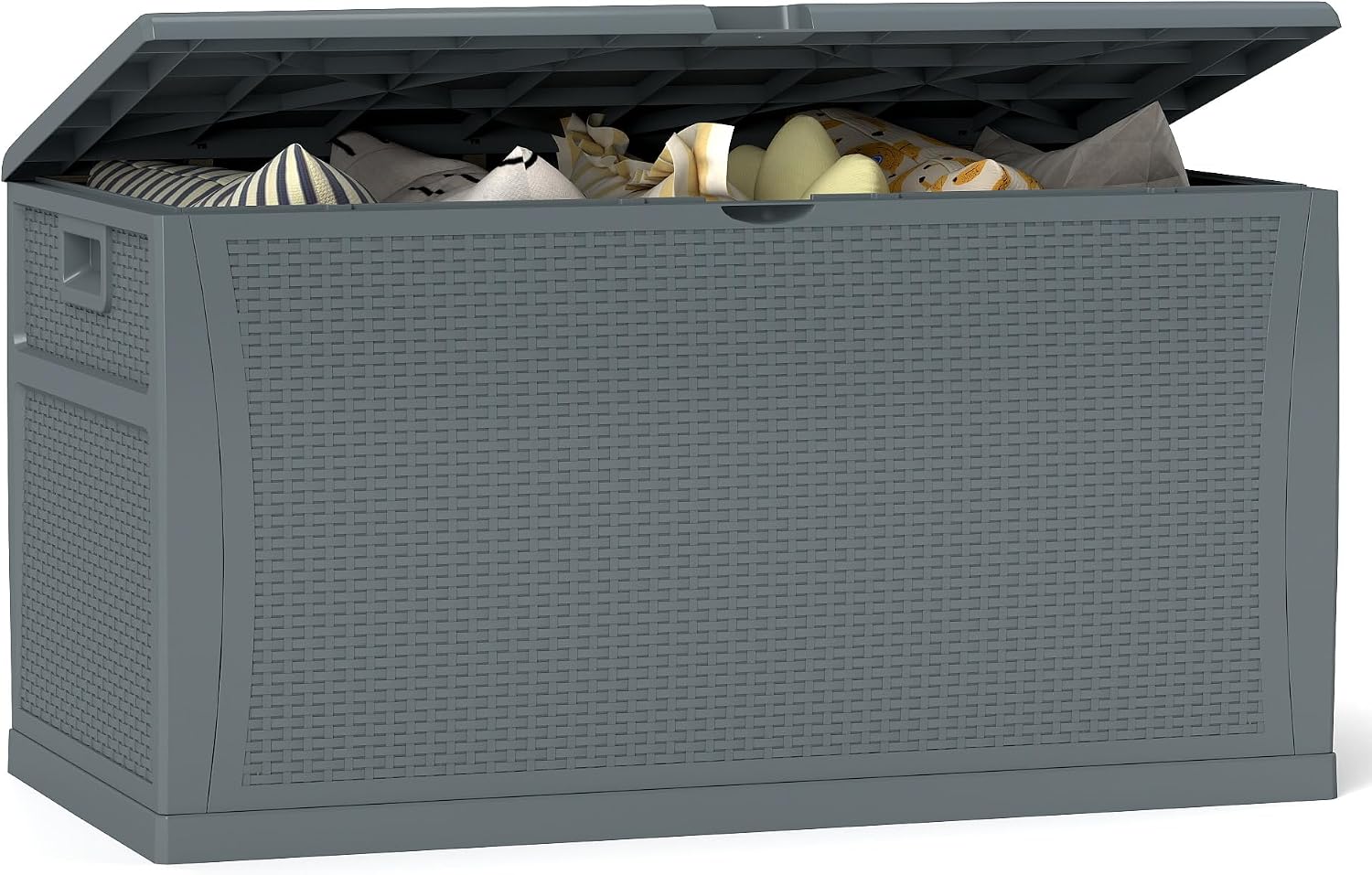 100 Gallon Resin Deck Box Wate - Outdoor Furniture Resin 评论和价格