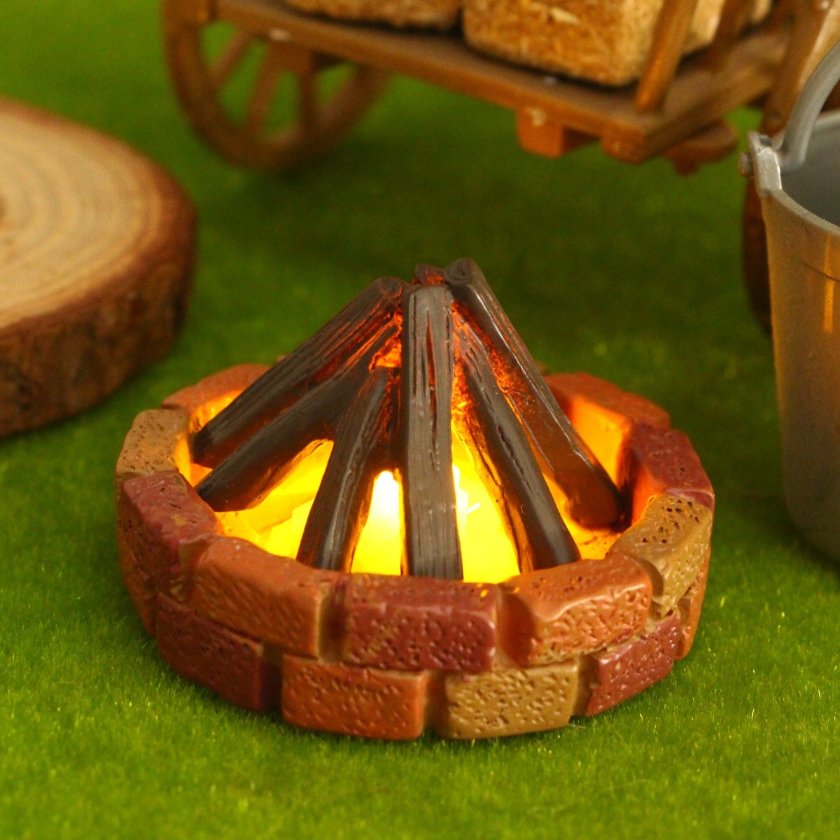 Dollhouse Mini Illuminated Nat - Outdoor Furniture Resin 评论和价格