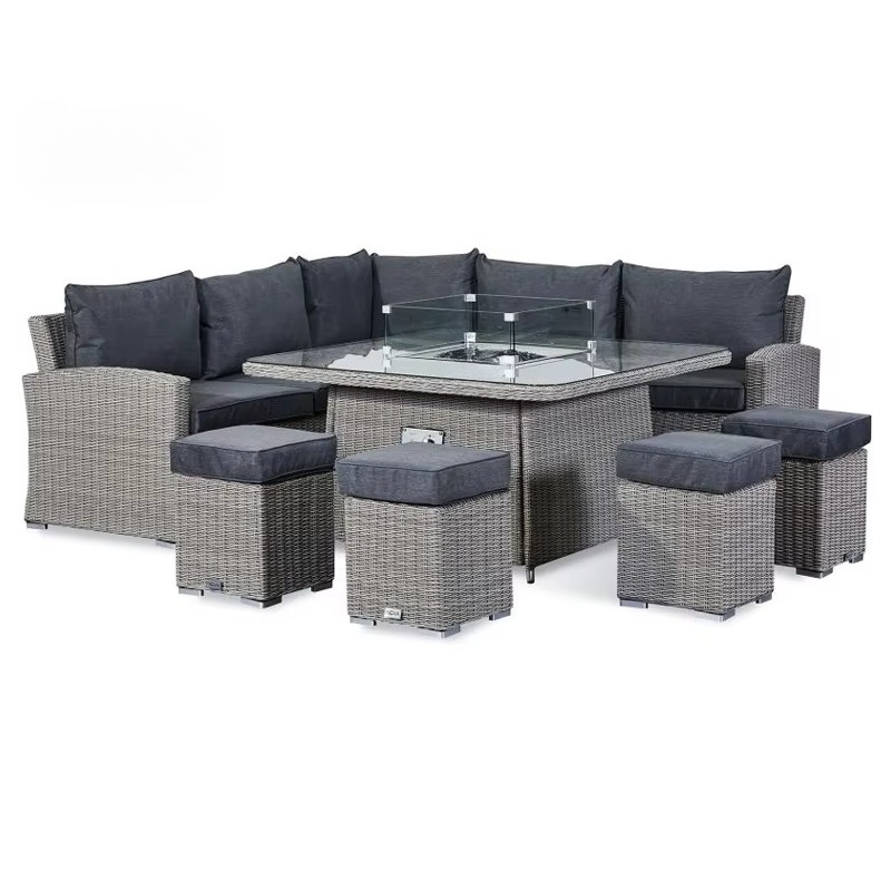 Garden Patio Sofa Set Waterpro - Outdoor Furniture Fire Pit Set 评论和价格