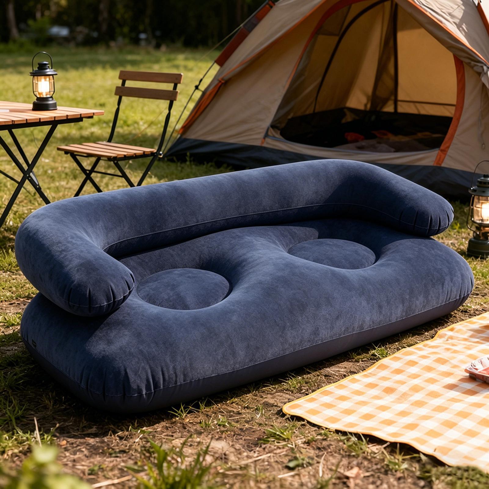Double Inflatable Air Sofa Two - Outdoor Furniture European 评论和价格