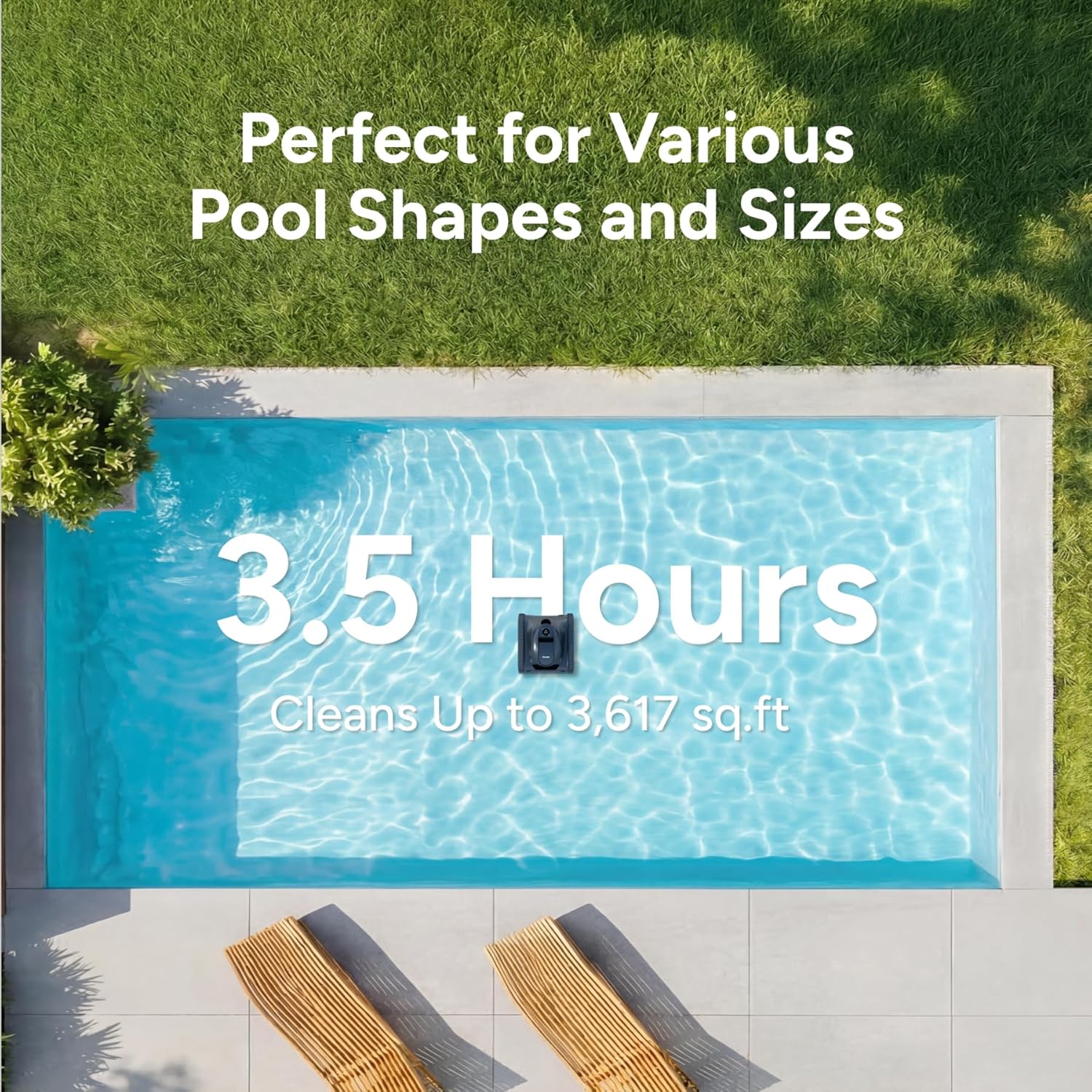 Robotic Pool Cleaner KN Series - Outdoor Furniture European 评论和价格