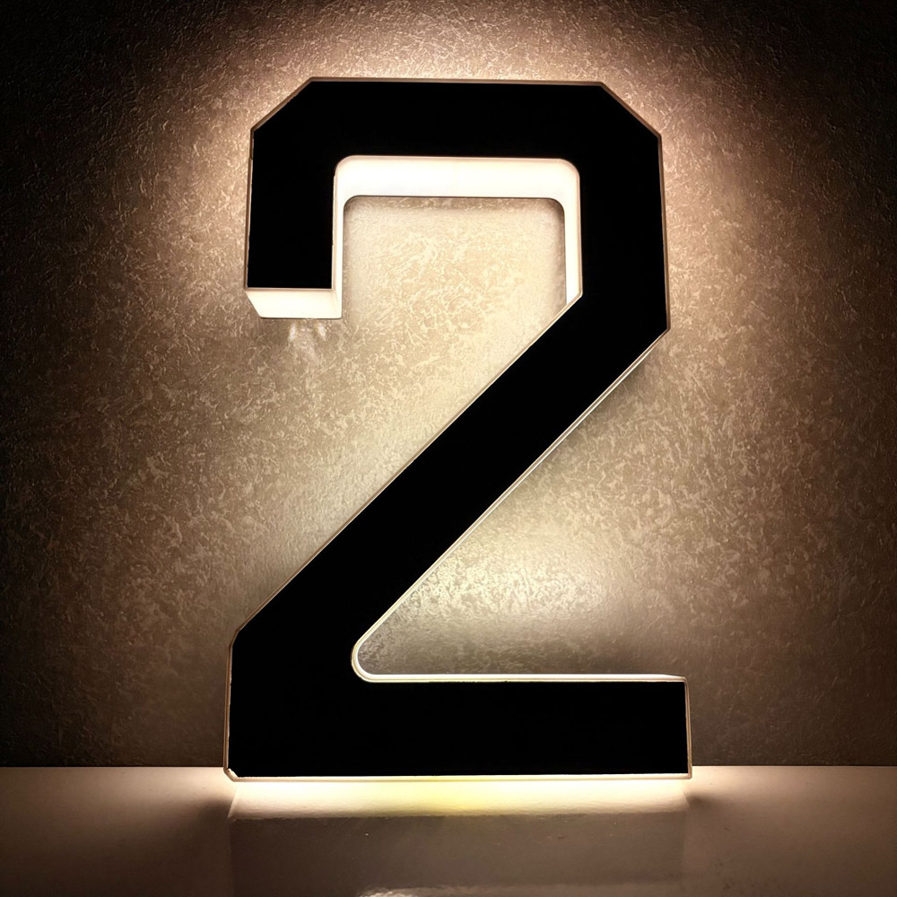 23cm Solar Lighted House Numbe - Outdoor Furniture Hotel 评论和价格