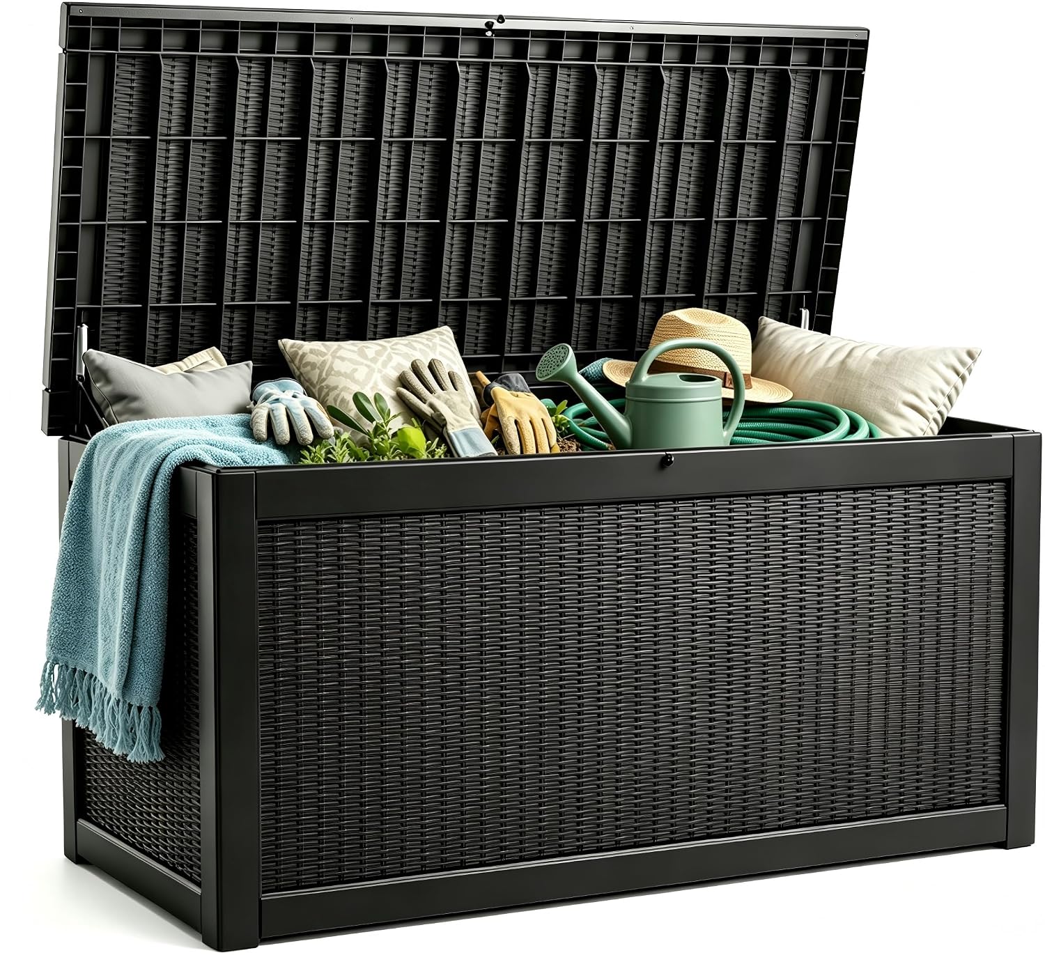 Large Deck Box Outdoor Resin S - Outdoor Furniture Resin 评论和价格