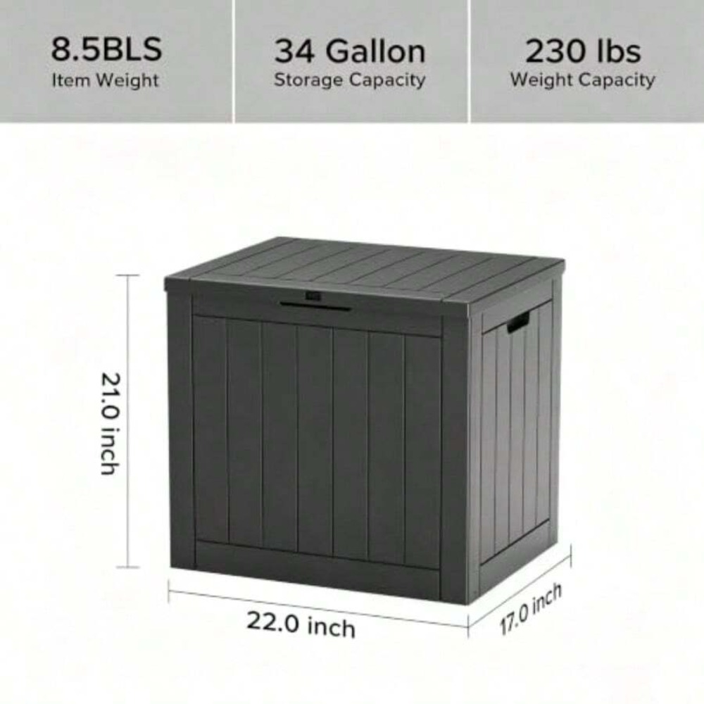 Outdoor Storage Box Resin Wate - Outdoor Furniture Resin 评论和价格
