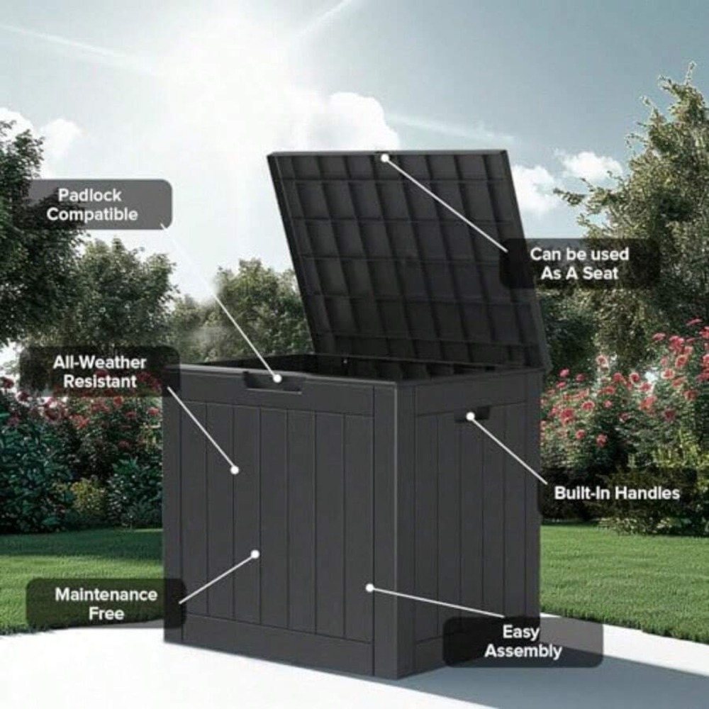 Outdoor Storage Box Resin Wate - Outdoor Furniture Resin 评论和价格