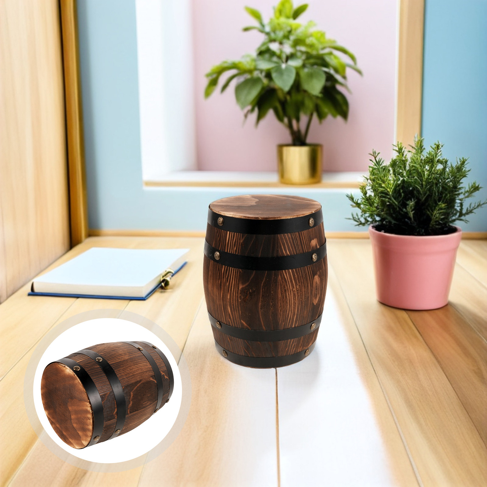 Wooden Vintage Stool Retro Out - Outdoor Furniture Decor 评论和价格