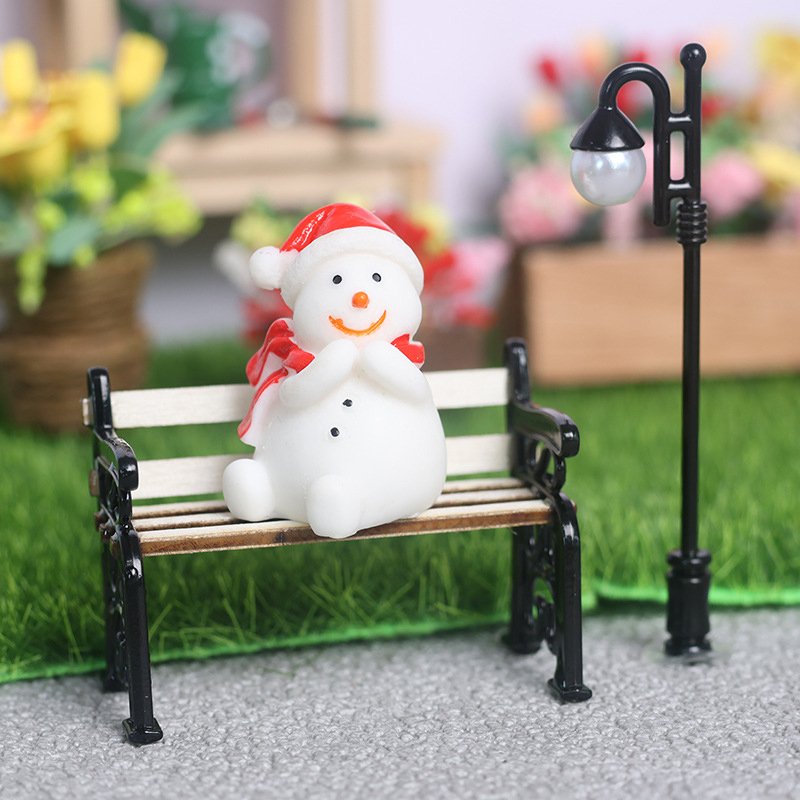 2Pcs/Set 1:12 Dollhouse Miniat - Outdoor Furniture Resin 评论和价格