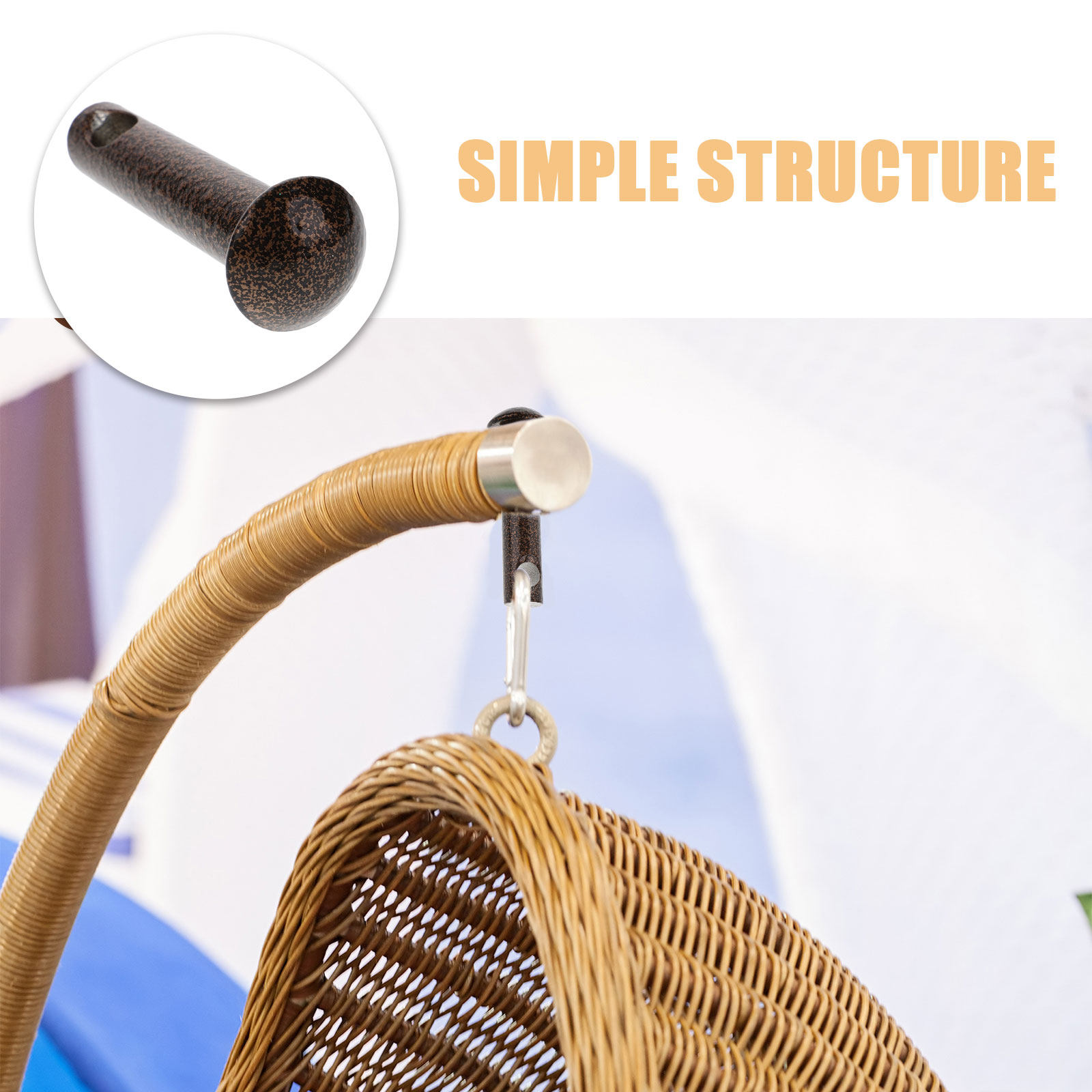2Pcs Hammock Chair Pin Plug He - Outdoor Furniture Heavy 评论和价格