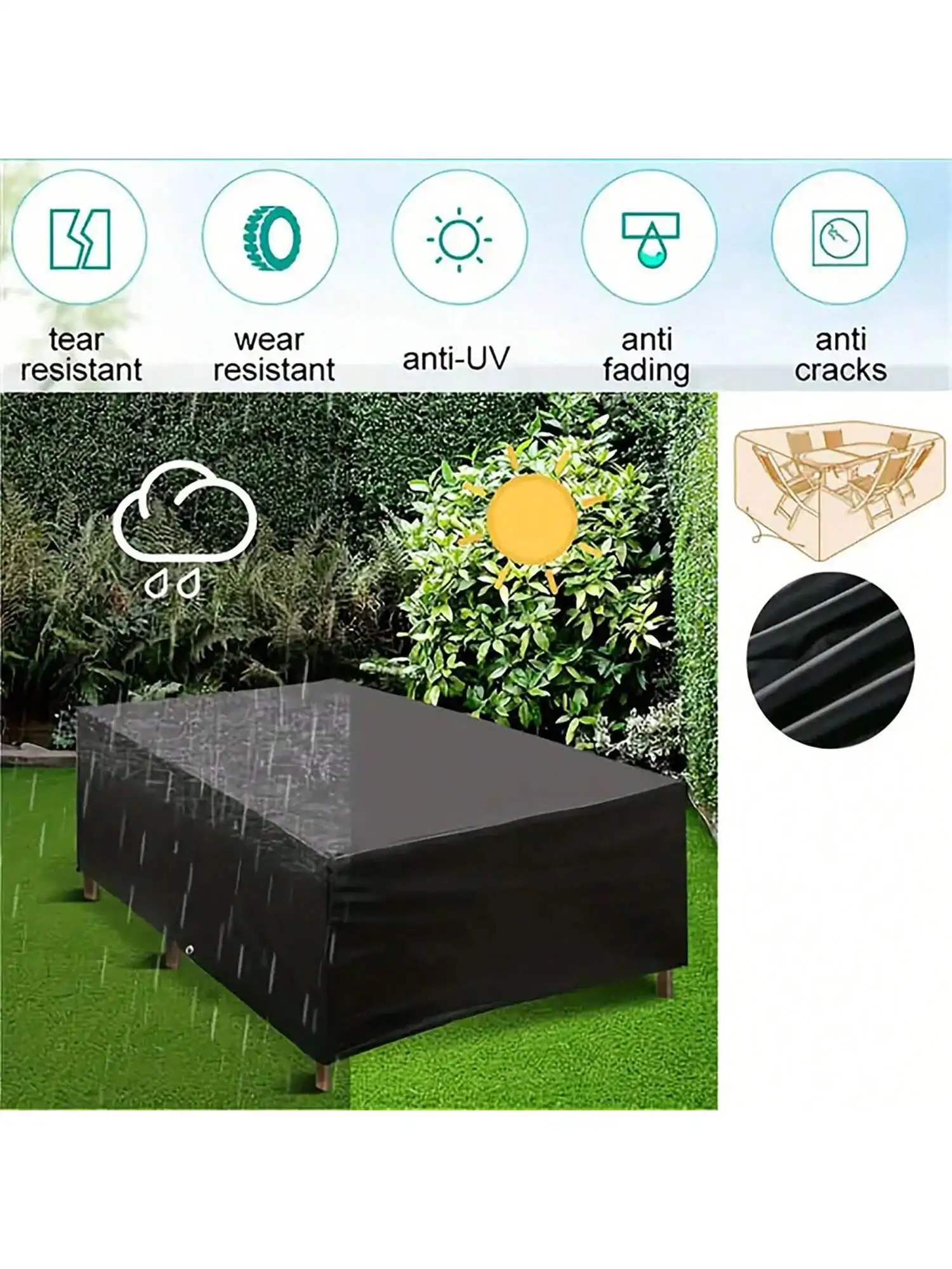 Multi-Size Outdoor Patio Garde - Outdoor Furniture European 评论和价格