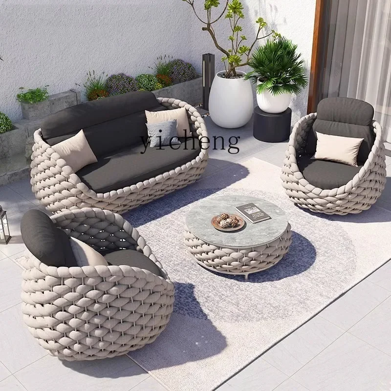 outdoor sofa courtyard villa b - Outdoor Furniture Resin 评论和价格