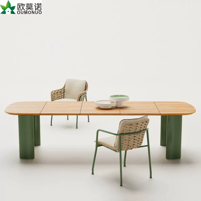 Nordic Rattan Outdoor Dining T - Outdoor Furniture For Cafe 评论和价格