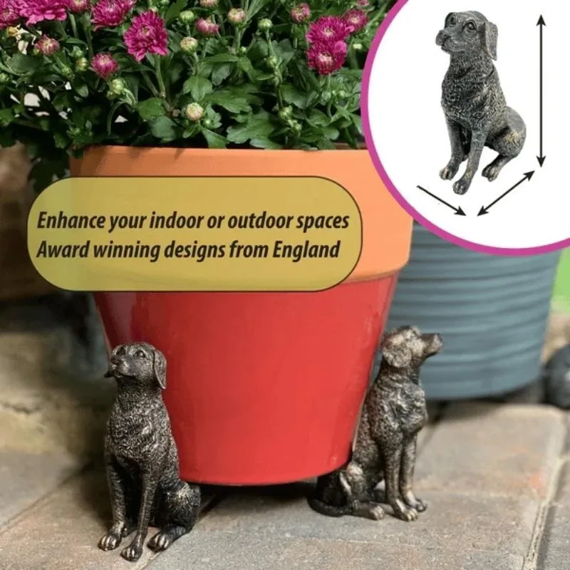 3Pcs Flower Pot Feet Stand Ani - Outdoor Furniture Resin 评论和价格