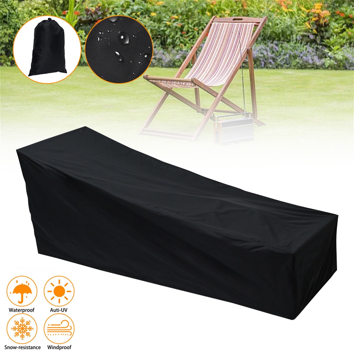 Outdoor Garden Sunbed Cover Su - Outdoor Furniture Varnish 评论和价格