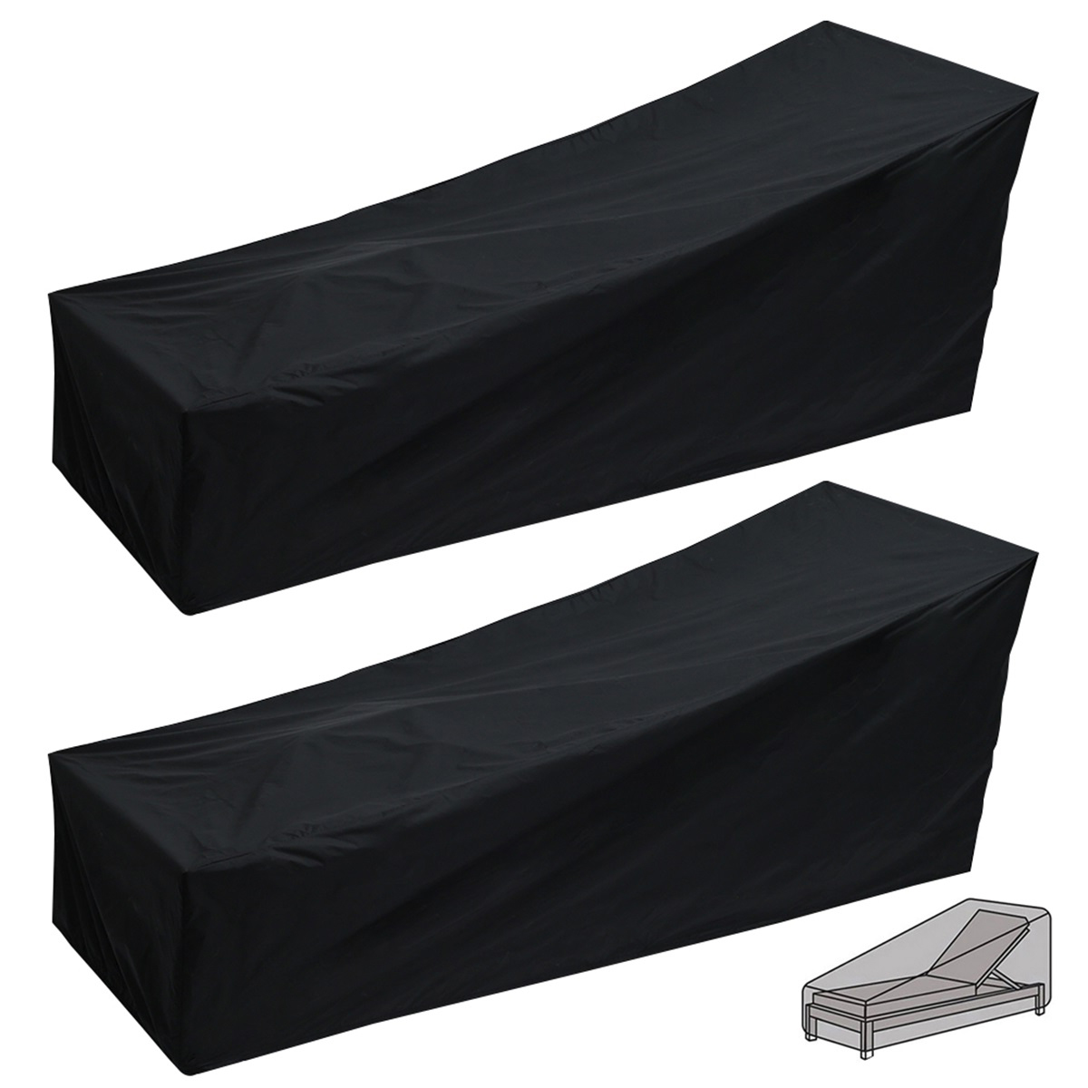 Outdoor Garden Sunbed Cover Su - Outdoor Furniture Varnish 评论和价格