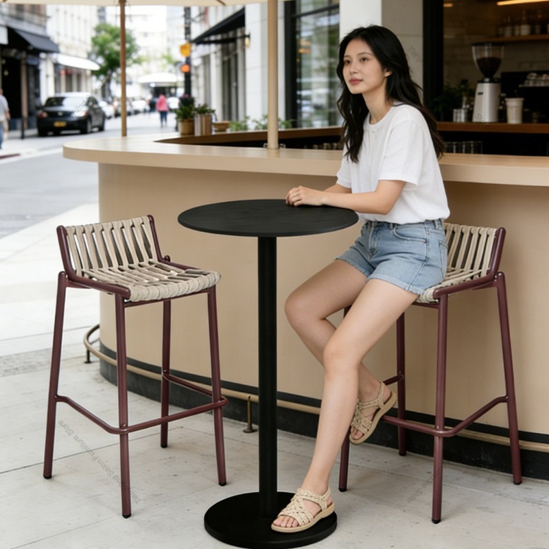 Nordic Outdoor Aluminum Alloy  - Outdoor Furniture For Cafe 评论和价格
