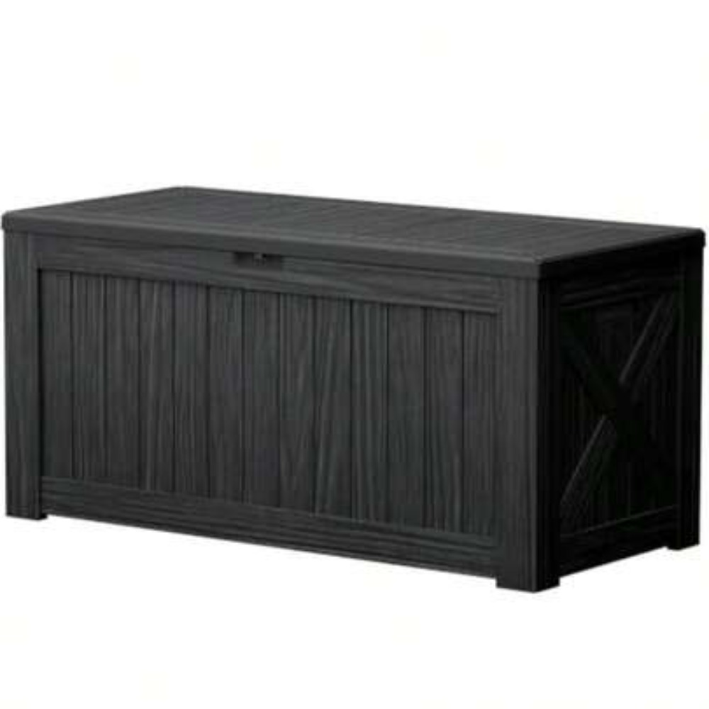 120 Gallon Deck Box Outdoor St - Outdoor Furniture Resin 评论和价格